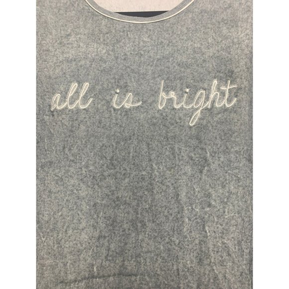 Kate Spade Soft Comfy Pajama Fleece Top Holiday Collection All is Bright Size S - Picture 2 of 6